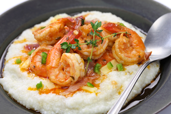 Enjoy shrimp and grits at the Liberty Tap Room Enjoy shrimp and grits at the Liberty Tap Room